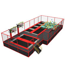 China custom bungee kids indoor trampoline bed park for children